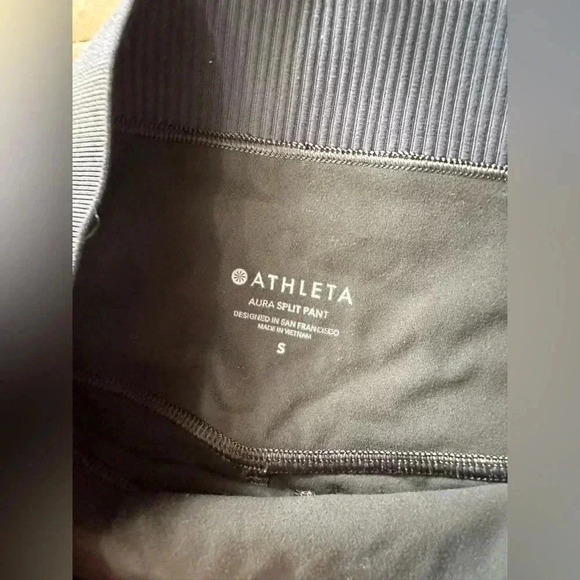 Athleta Aura Split Pant Black Olive Women’s Size Small - Picture 8 of 13